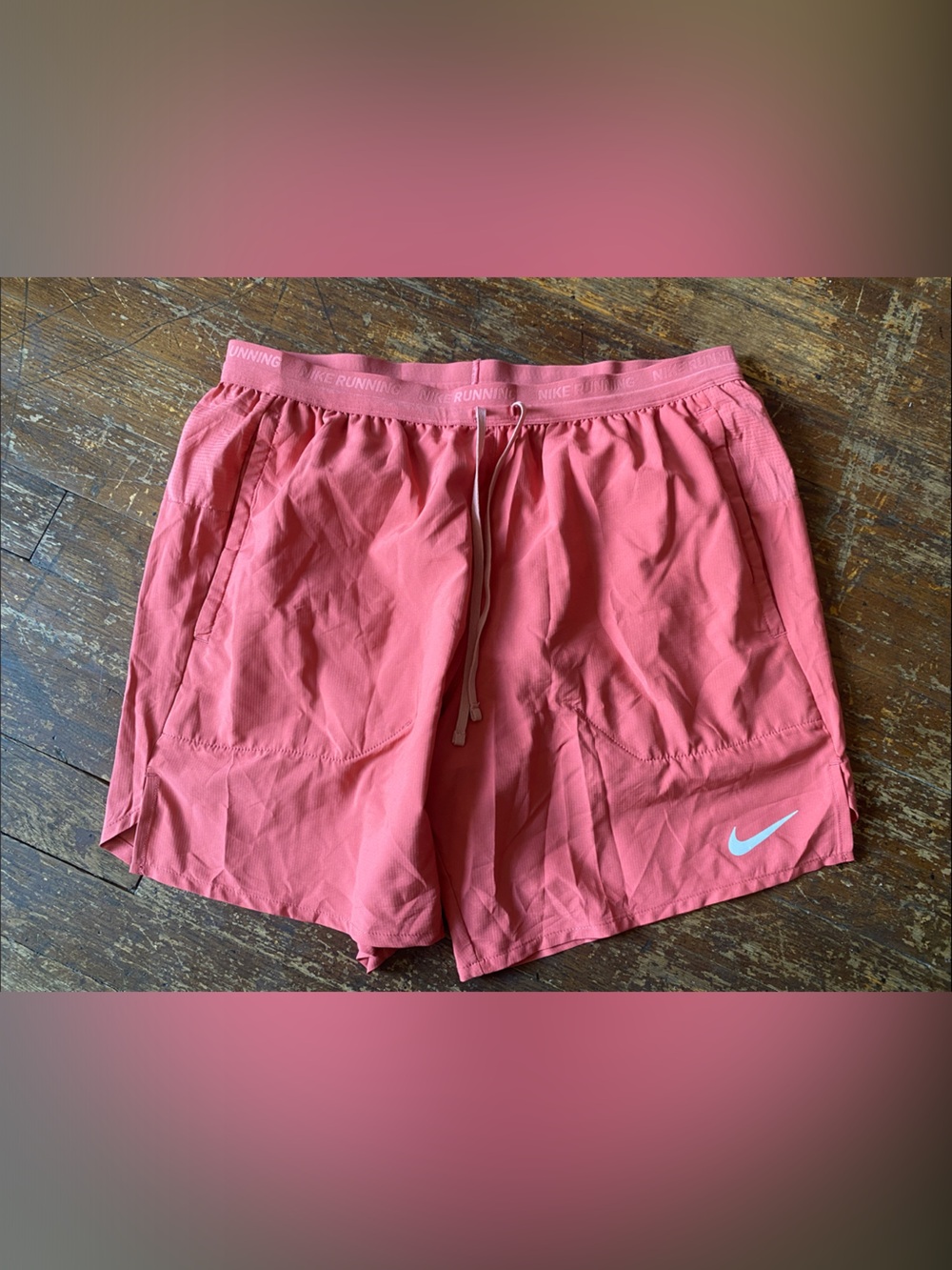 Nike Women's Coral Athletic Running Shorts Size MD
